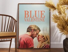 Blue Valentine Poster, Movie Poster Print, Vintage Poster, Printable Wall Art