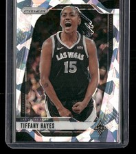 2024 Panini Prizm WNBA #81 Tiffany Hayes Ice Prizms Las Vegas Aces