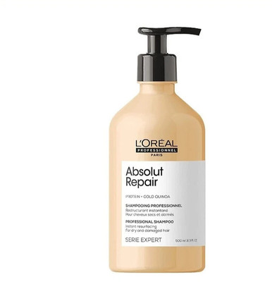 LOreal Serie Expert Absolut Protein + Gold Quinoa Repair Shampoo 16.9 oz