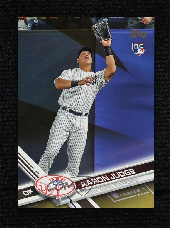 2017 Topps Gold 838/2017 Aaron Judge #287 Rookie RC tw0