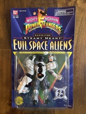 Mighty Morphin Power Rangers Rapid-Fire Steamy Meany Evil Space Alien 1995 New