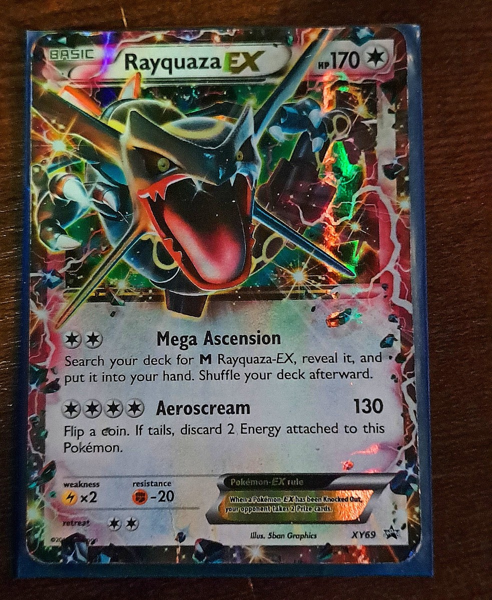 rayquaza ex pokemon card 