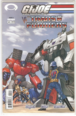 GI JOE VS. TRANSFORMERS (2003 1ST SERIES) #4A SEP 2003 IMAGE HIGH GRADE 9.4 NM