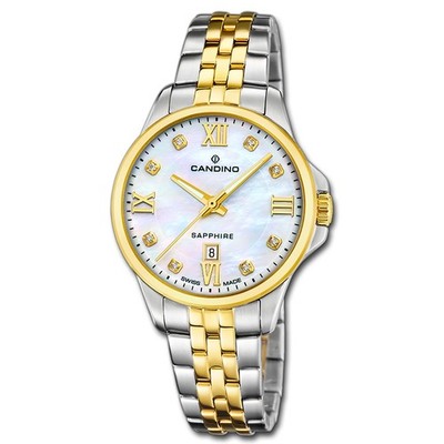 Candino Damenuhr Edelstahl silber gold Candino Elegance Armbanduhr UC4767/1