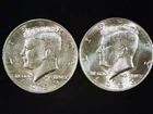 1983-P and D Kennedy Half Dollars (2 coins) AU++. Free Shipping!