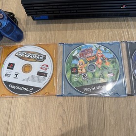 Sony Playstation 2 PS2 Fat Console BUNDLE With 3 Games. Tested!