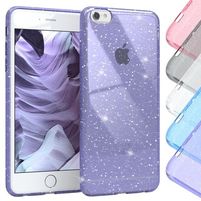 EAZY CASE für Apple iPhone 6 iPhone 6s Hülle Silikon Glitzer Schutzhülle Cover