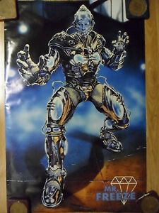 Batman And Robin Movie Poster Mr Freeze Arnold Schwarzenegger Glow In The Dark Ebay