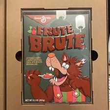 KAWS x Monsters Limited Edition Frute Brute Cereal Acrylic Display Box Brand New