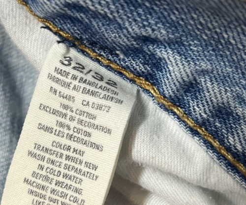 Pantalones de mezclilla American Eagle para hombre 32x32 (30) corte bota desteñido lavado claro desgastados - Imagen 6 de 16