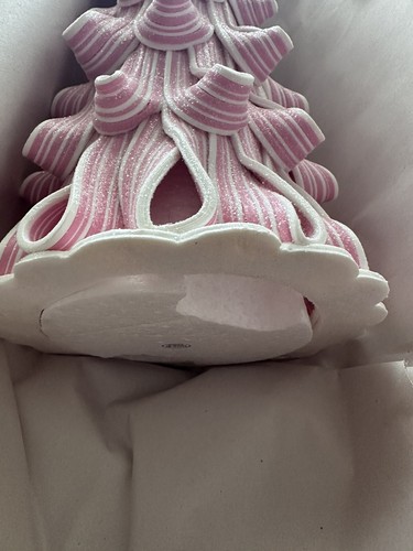 New Pink Peppermint Ribbon Christmas Tree 18 Inch Cupcakes And Cashmere - Bild 4 von 5