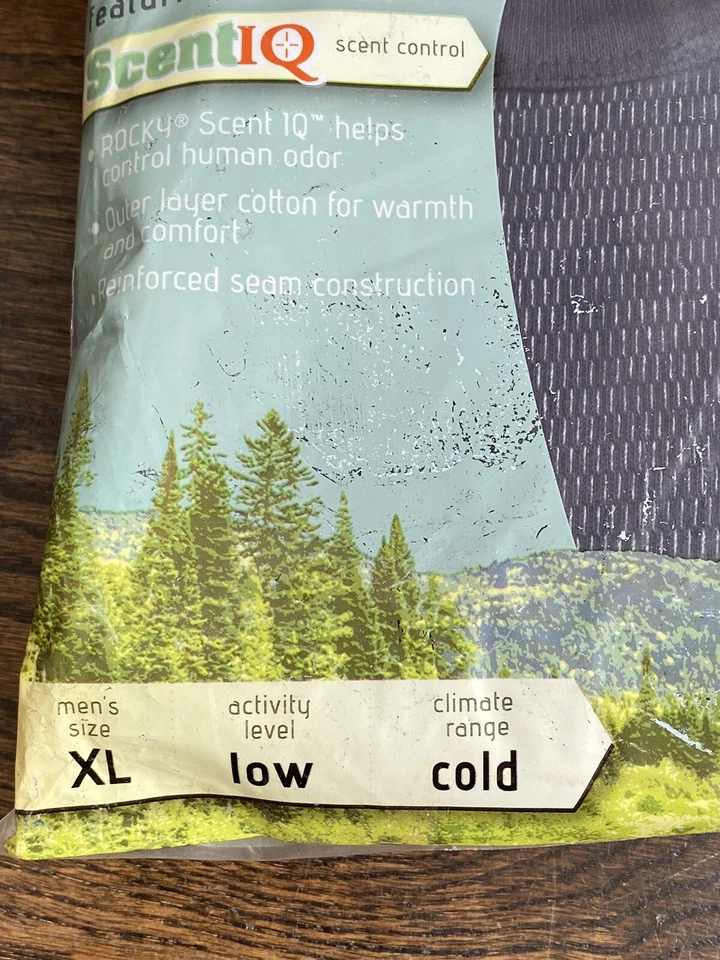 Rocky Men's XL Dual Faced Cotton Thermal Top Shirt Scent IQ Scent Control - Image 2 of 4