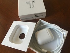 Genuine Apple Airpods OEM Charging Case Charger Box, Case  Cable Only