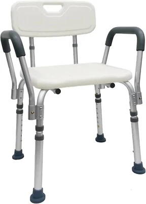 APP LIFE SEDIA SGABELLO DOCCIA E VASCA DA BAGNO CON BRACCIOLI PER ANZIANI E DISABILI