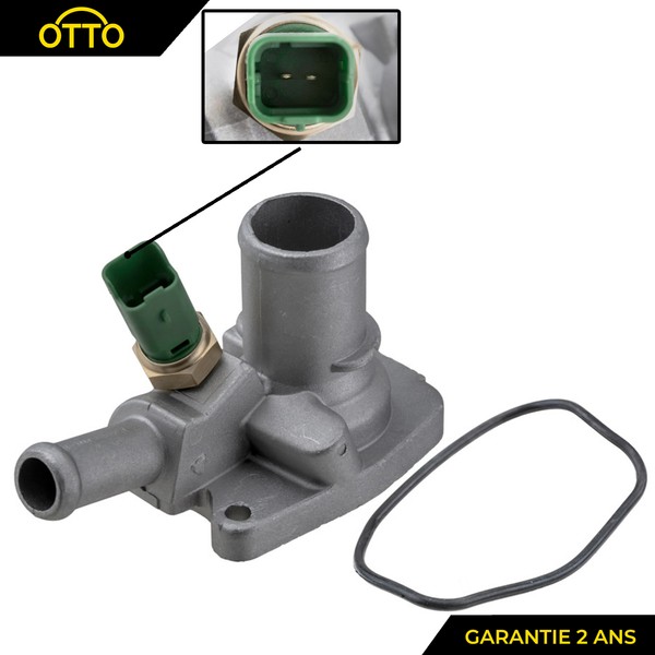 GehäUse Thermostat FüR Fiat 500 Panda Ford Ka Lancia Ypsilon 1.2 - 9S518575AA-image