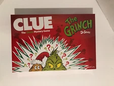 Clue Dr. Seuss How The Grinch Stole Christmas Edition Board Game