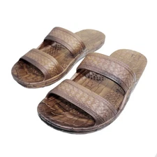 Imperial Hawaii Brown Rubber Jesus Sandals Classic Jandals For men and women 