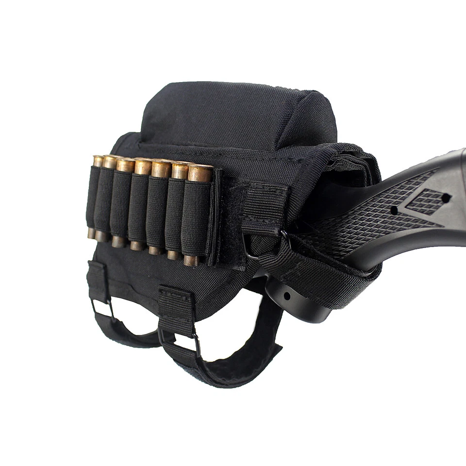 Tactical Rifle Buttstock Cheek Rest Pouch Carrier Case Holder for.300.308 Winmag - Image 4 of 4