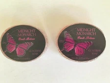 NEW CAMILLE BECKMAN 2 PCS "MIDNIGHT MONARCH" GLYCERINE SOAPS 