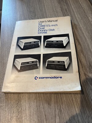 Commodore Bedienungsanleitung für CBM 5,25'' Dual Diskettenlaufwerke Vintage Computer