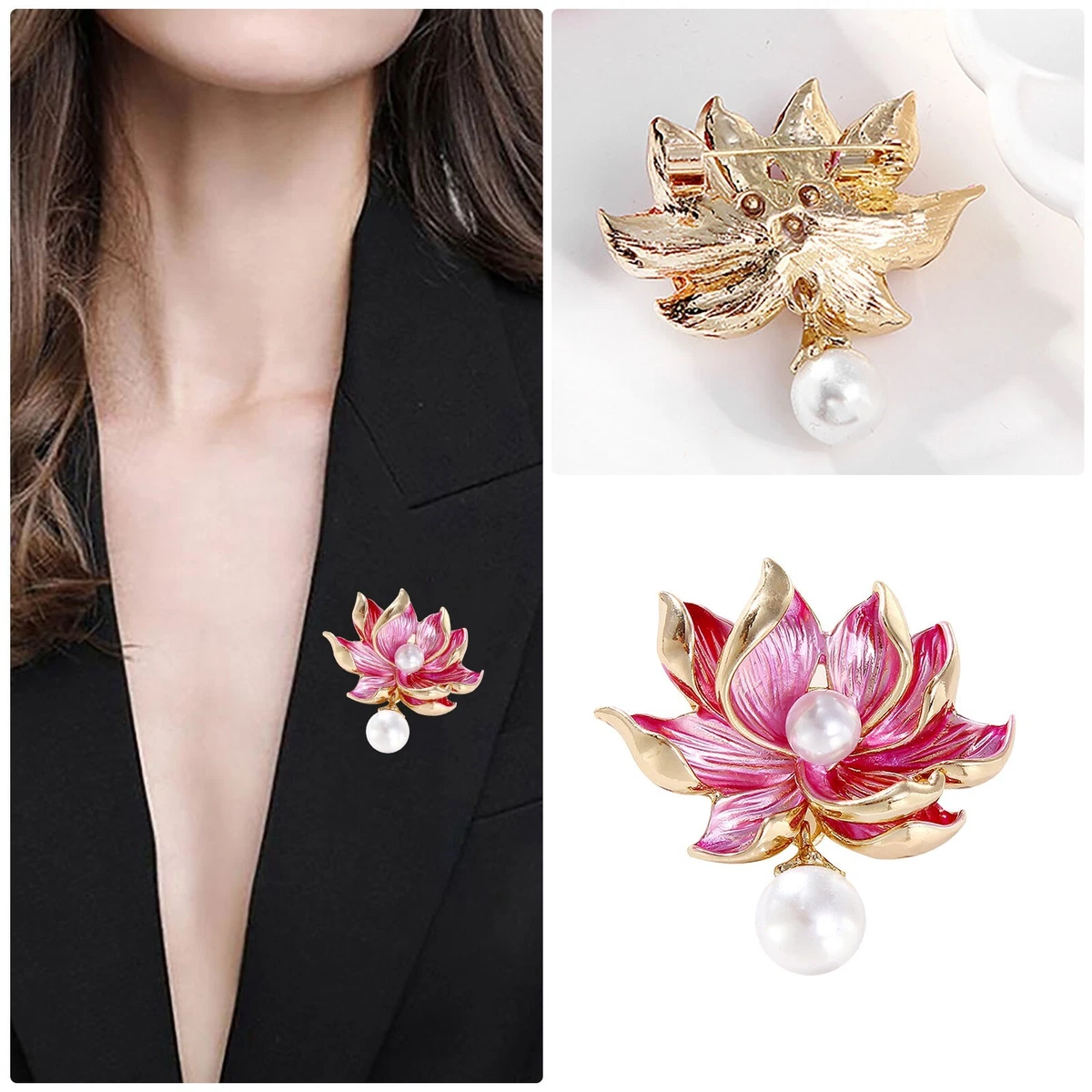 Chain brooch 2024 for ladies