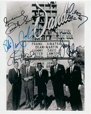 The Rat Pack  Frank Sinatra  Autographed  signed 8x10 Photo Reprint