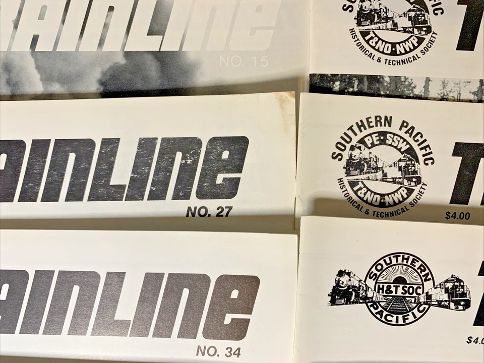 (27) HUGE Lot of 1980s-1999 S.P. Trainline Issues MIXED: ranging from #1-60 - Image 3 of 4