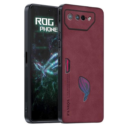For ASUS ROG Phone 9 9Pro Rog8/7/65 Nubuck Leather Coated Rubber hard case cover - 第 25/31 張圖片