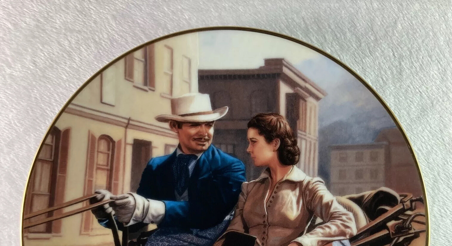 THE BUGGY RIDE Plate Critic's Choice:  Gone with the Wind Series #9 Paul Jennis