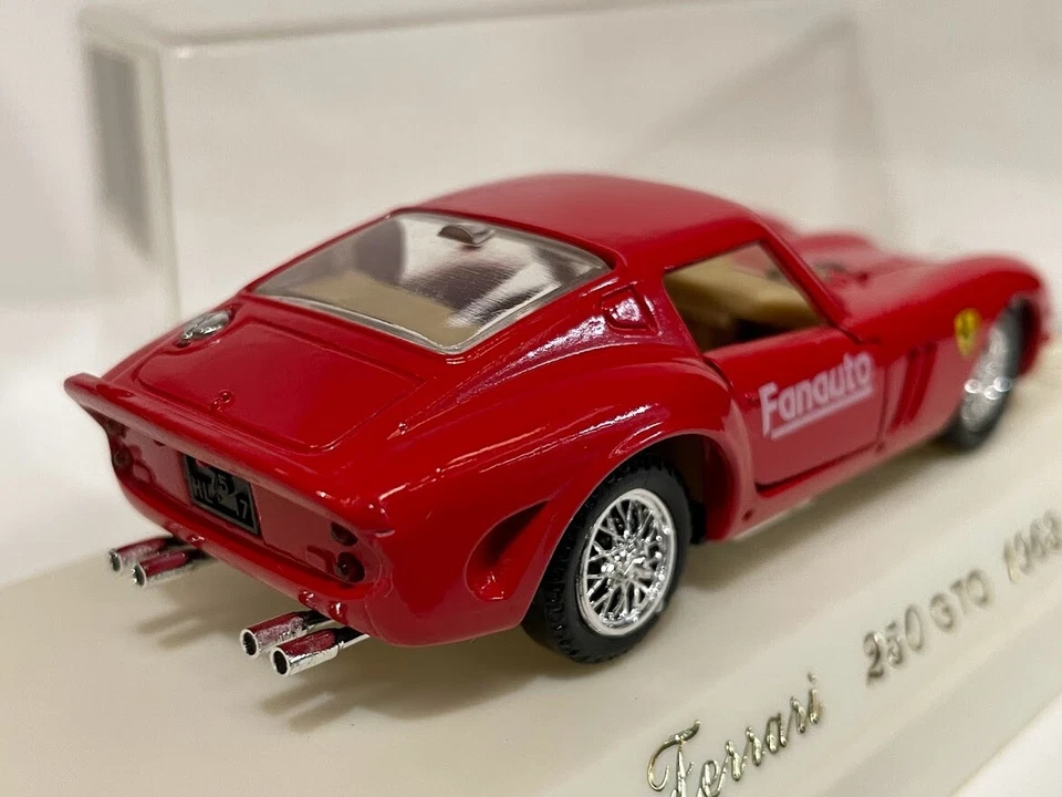 SOLIDO Ferrari 250 GTO 1963 FANAUTO 1:43 Made in France Diecast coche - Imagen 2 de 4