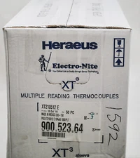 Heraeus XT210512 E Electro-Nite Multiple Reading Thermocouples Case of 50