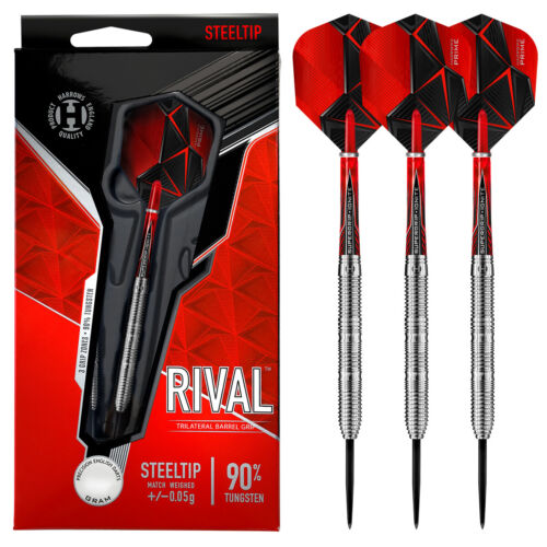 Rival 90% Tungsten Steel Tip Darts by Harrows - Picture 1 of 5