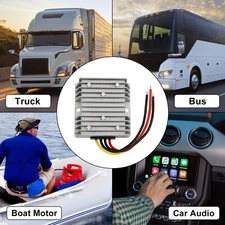 Waterproof DC/DC Converter Regulator 12V Step Up to 13.8V 8A 110.4W #8