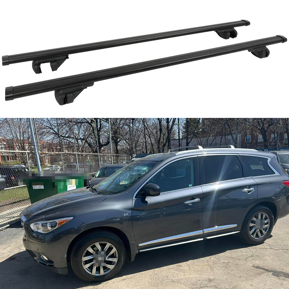 Cargo Box Qx60 Roof Rails Installation 53'' Top Roof Rack Cross