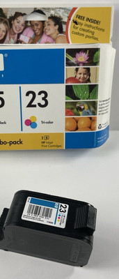 HP Brand 23 Inkjet Tri-Color Printer Cartridge DeskJet Copier OfficeJet Pro NOB