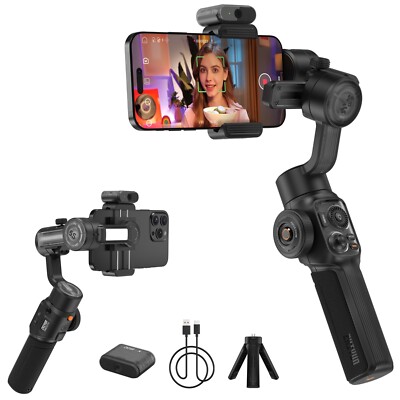 Zhiyun Smooth 5S AI Combo Gimbal Stabilisator mit AI Tracking für Smartphone 