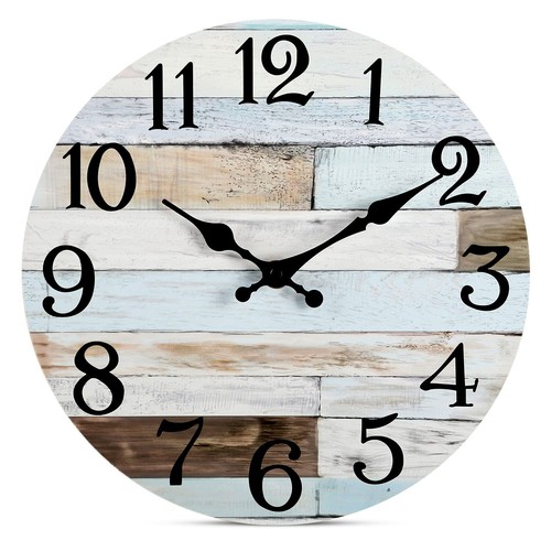 Wall Clock 12 Inch Silent NonTicking Wall Clocks Battery Operated