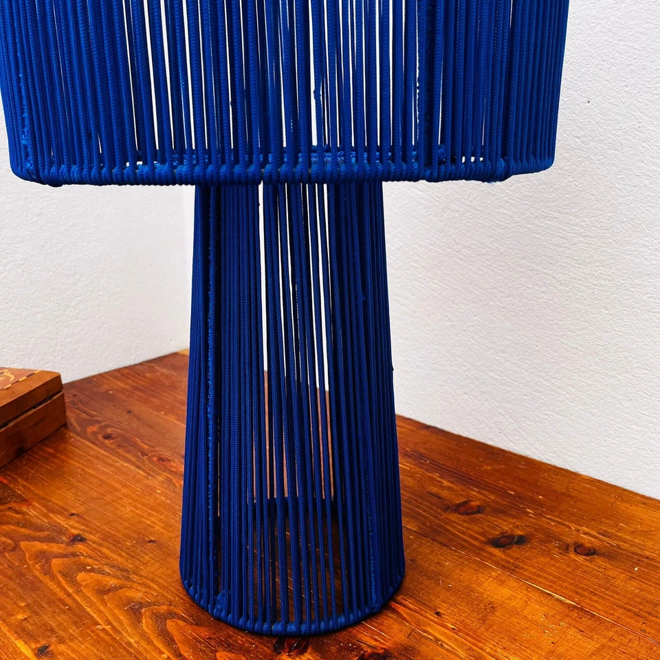 Марокканский веревочный настольный абажур - Изображение 2 из 4