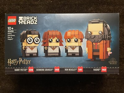 Lego BRICK HEADS - 40495 Harry, Hermine, Ron und Hagrid - Neu Versiegelt Misb10/10