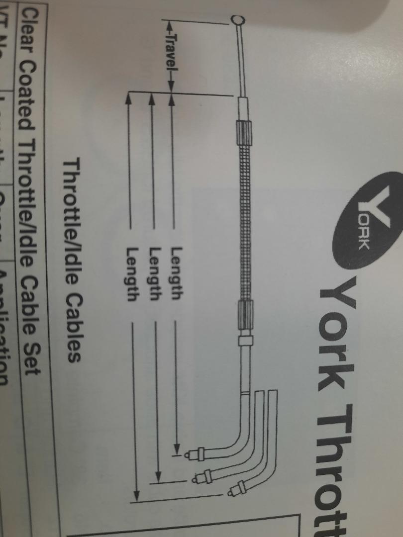 HARLEY Throttle Cable Set Extended Braided 46"FL FX Big Twin XL