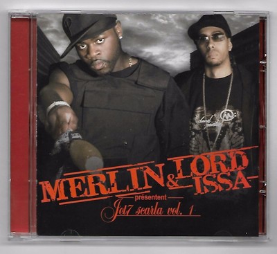 CD RAP FRANZÖSISCH / MERLIN & LORD ISSA - JET7 SCARLA 1 / JAHR 2007 (23 TITEL)