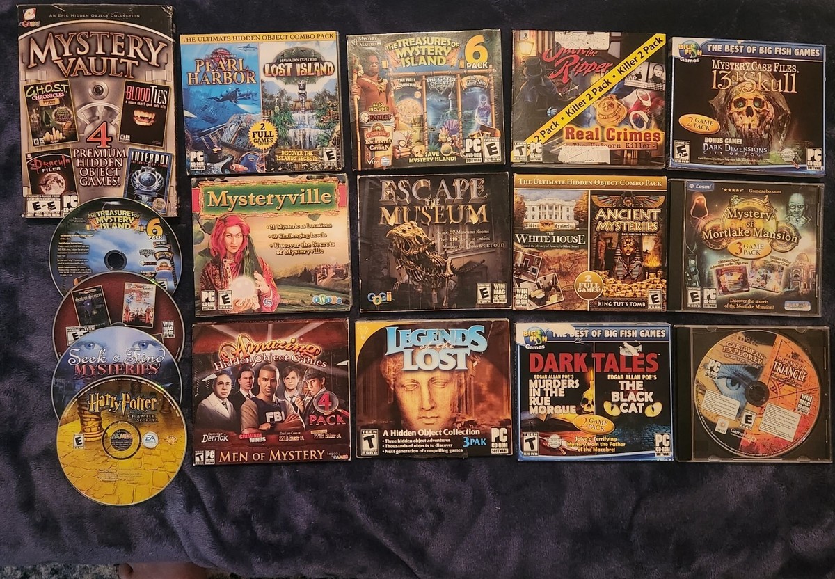 Gros Lot De Jeux PC D'occasion - Genre Action/aventure - Années 2000 - État Très Bon