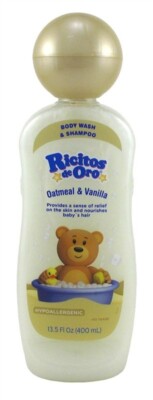 Ricitos De Oro Baby Body Wash & Shampoo Oat / Vanilla 13.5oz