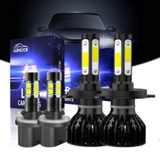 For Ford Focus Lx Sedan 4-door 2000-2004 Led Headlight High Low Fog Lights Bulbs