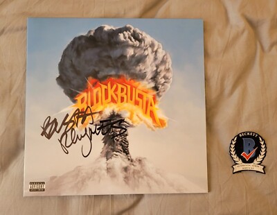 Busta Rhymes signed autographed Blockbusta vinyl LP record Beckett BAS COA