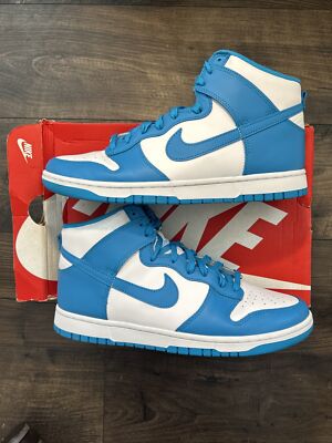 Size 11.5 - Nike Dunk High Retro Laser Blue 2022 VERY CLEAN! W/Box