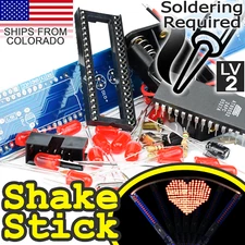 DIY Message Shake Stick - Atmel AT89S52 [SOLDERING REQUIRED]