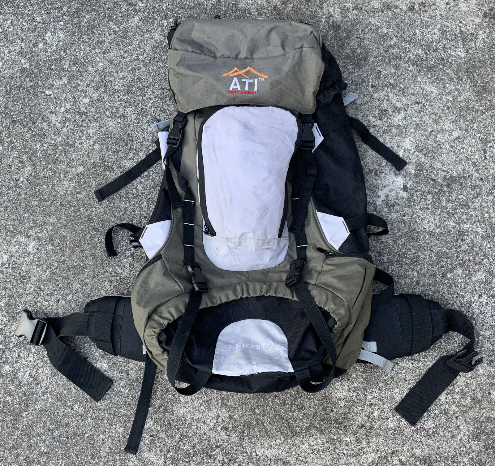 Hiking Backpack ATI Adventure Gear Internal FrameSierra 80 Read Description-image