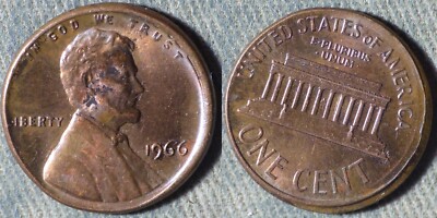 Error : 1966 Cent Broadstruck IREC1286