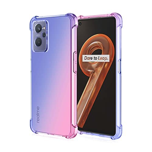 YAKUN Cover per Realme 9i Cover, Custodia Silicone TPU Morbido Paraurti (x5a)